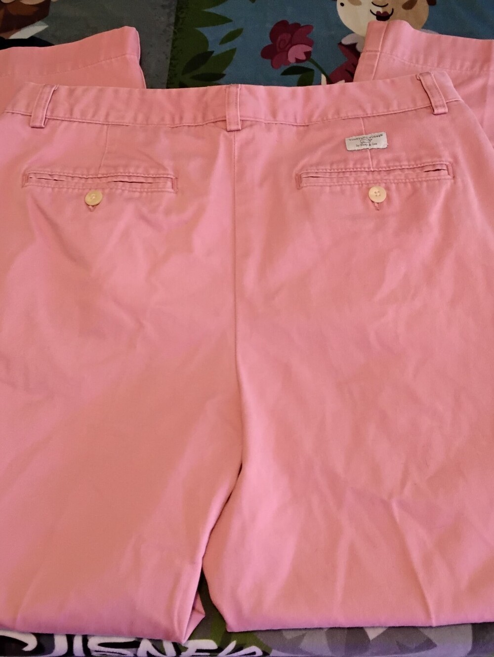 Vineyard Vines Men’s size 33W 32L classic pink chinos pants 100% cotton